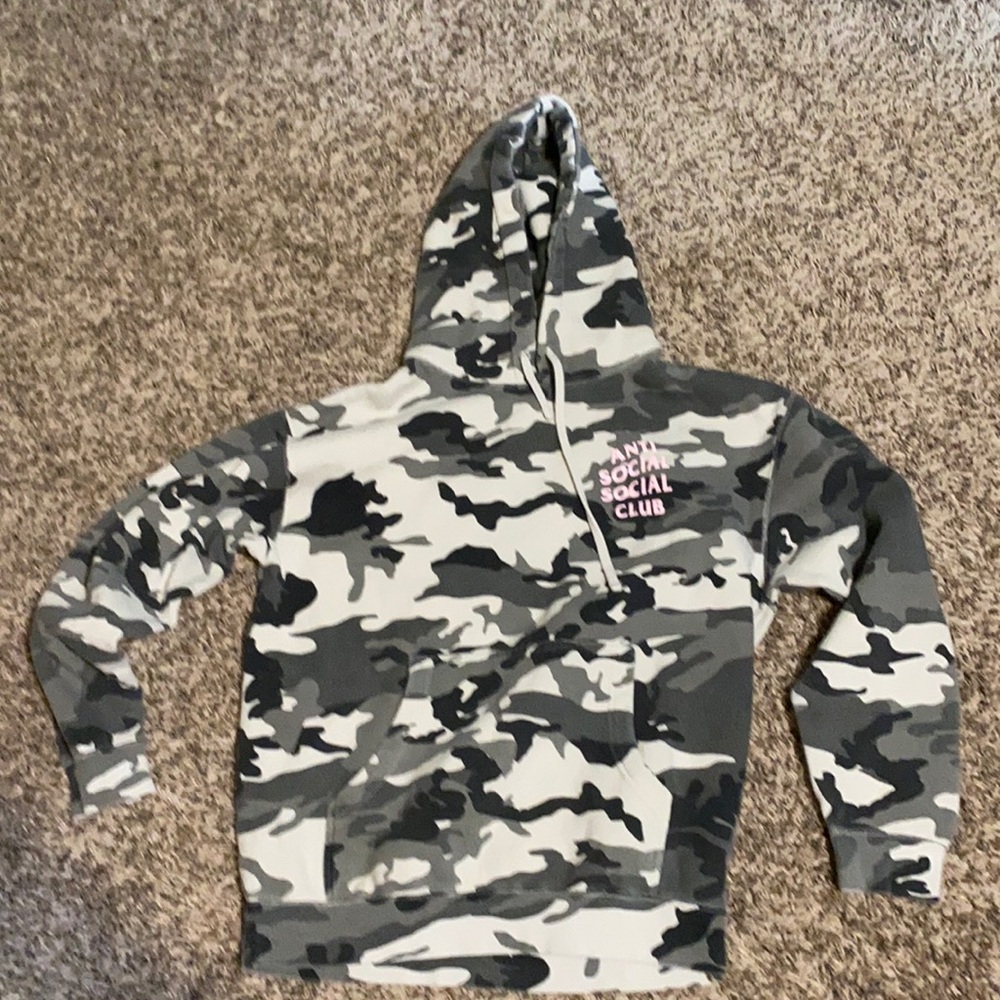 Anti social club hoodie medium